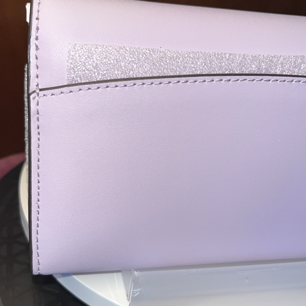 Kate Spade  Gemma wallet on a chain Crossbody bag  smooth leather  Violet  NWT - Picture 6 of 11